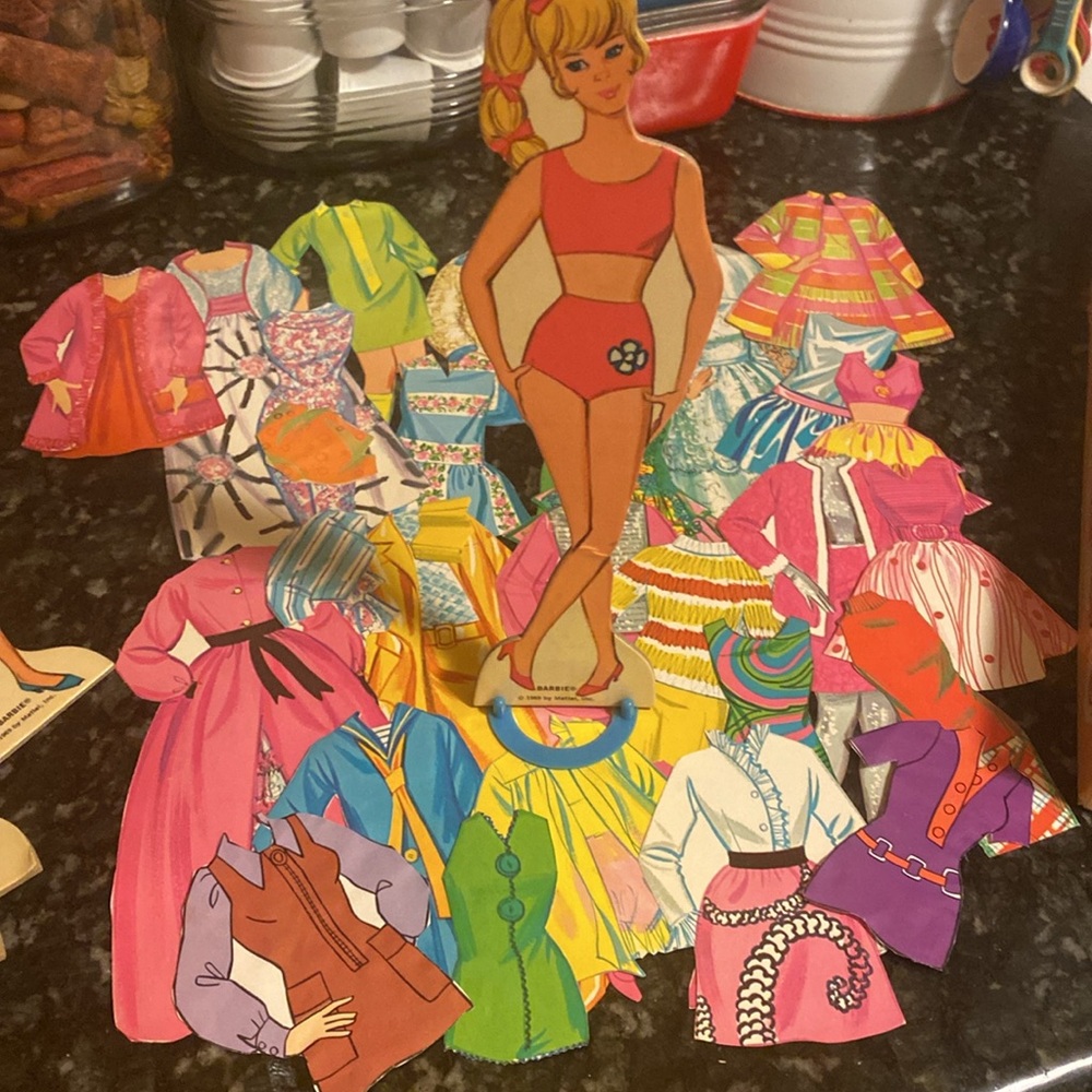 1969 BARBIE PAPER DOLL 2 SETs IN BOX - #4763 - ORIGINAL - Picture 7 of 11